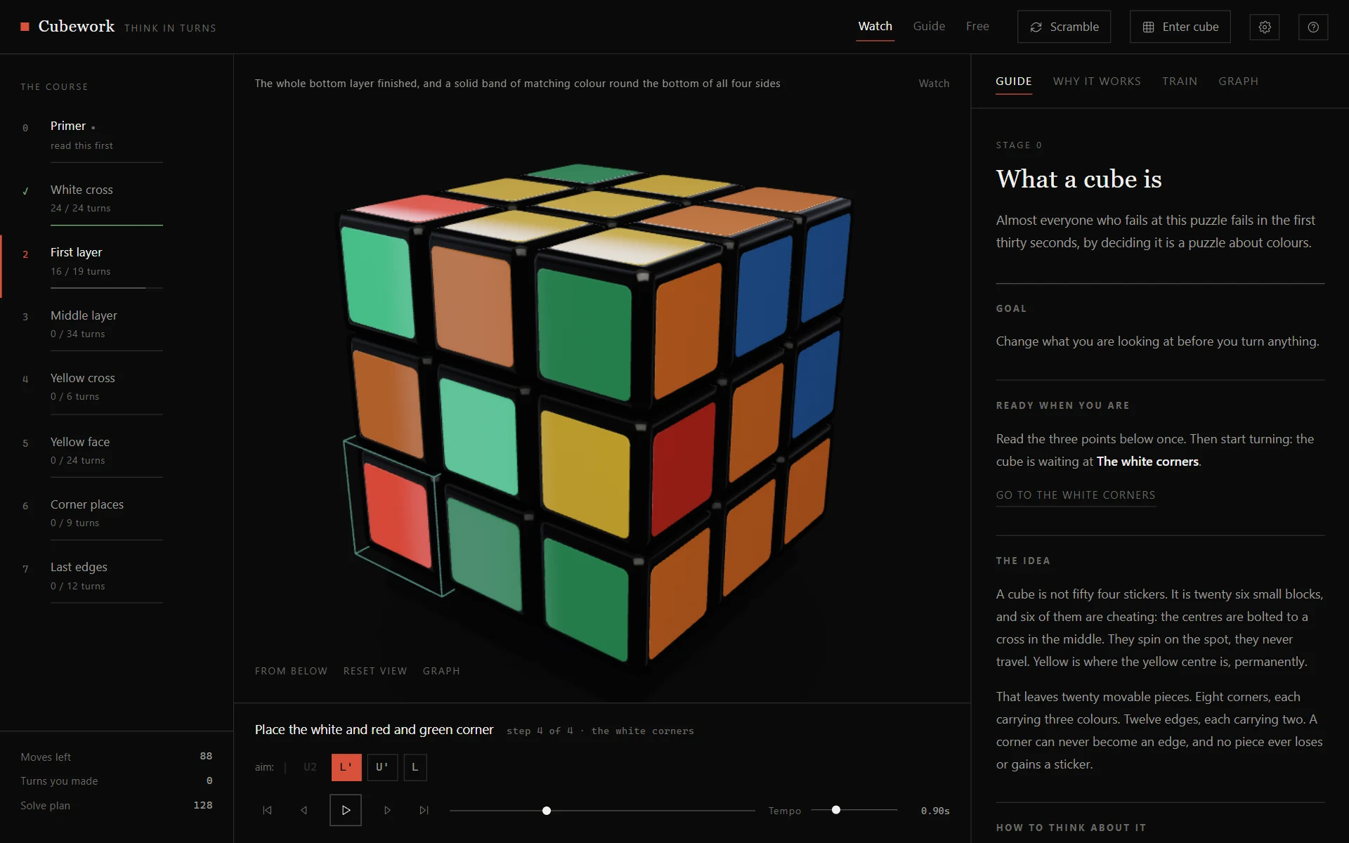 Cubework en el tema negro Kuro