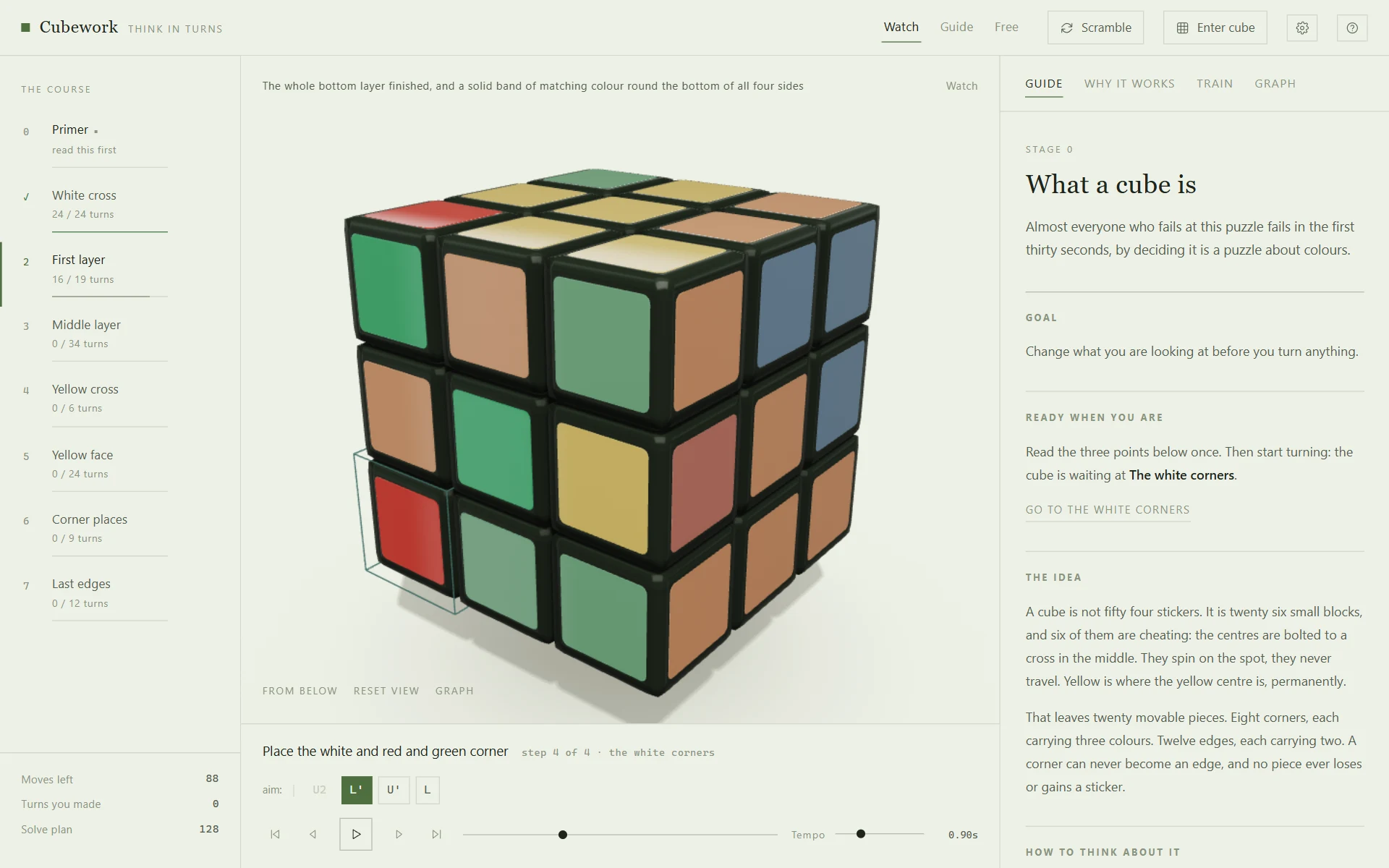 Cubework en el tema Matcha