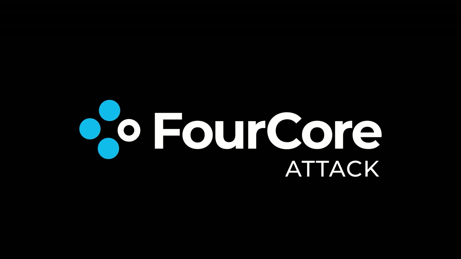 End card of the film carrying the product name FourCore ATTACK