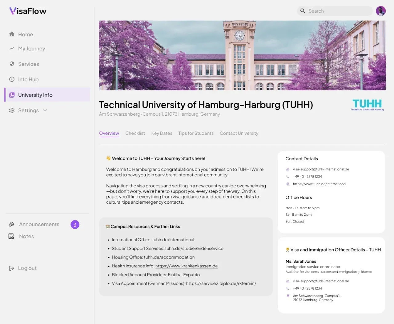 Visaflow University CMS, Figure 4